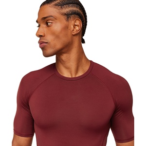 T-shirt de sport pour homme 100% coton 210 g/m² coupe ajustée manches courtes respirant extensible séchage rapide anti-plis personnalisable - Product Image 5