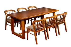 Hot Selling Modern <b>6</b>-Seater Wooden Comfortable <b>Space</b>-<b>Saving</b> <b>Dining</b> Set Home Furniture <b>for</b> Hotel Villa Apartment or Kitchen Use - Product Image 2