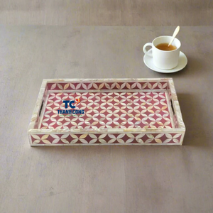 BANDEJA DE MADRE DE PERLA al mejor precio, producto artesanal de Vietnam, ideal para decoración de mesa de Ramadán y regalos de Oriente Medio - Product Image 2