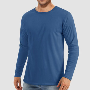 เสื้อยืดแขนยาวคุณภาพสูงแบบสั่งทำพิเศษ ปริมาณสั่งซื้อขั้นต่ำน้อย สีพื้น - Product Image 3