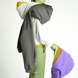 Pullover <b>Jumper</b> Sweatshirt Men Oversized Hoodie | Multi Layer 3 Layered Pullover Boxy Fit <b>Jumper</b> | Streetwear Hoodie for Men - Product Image 6