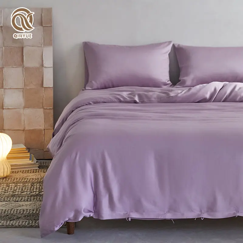 Soft And Silky Comfortable Soft Luxury Bed Sheets Bedding Set Bamboo Eco Friendly Viscose Bamboo Sheet Sets