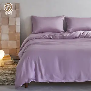 Draps de lit de luxe doux et soyeux et confortables Parure de lit Ensemble de draps en bambou viscose écologique en bambou