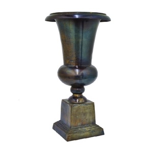 Manufacturer Unique Handmade Design Brass Metal Flower <b>Vase</b> <b>Copper</b> and Aluminium Material Home Decoration Wholesale - Product Image 5