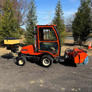 จัดส่งฟรีเครื่องเป่าหิมะ F2690 Kubota 50hrs ไฮโดรสแตติกส่งไม้กวาดหิมะเกลือกระจายล้อมรอบรถแท็กซี่ดีเซล AWD - Product Image 2
