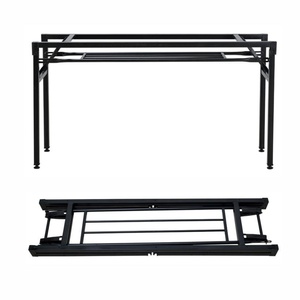 Vinadonanım 72CM yüksek Metal masa ayakları katlanır konferans masası çerçeve dayanıklı Laptop standı - Product Image 4