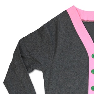 Ajouter un logo personnalisé Meilleure qualité Acrylique respirant Patchwork Mode Vêtements Cardigans Pulls - Product Image 3