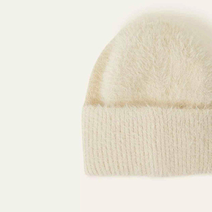 หมวกบีนนี่ขน100% สำหรับทุกเพศหมวกไหมพรมถักลายตามสั่งแบบพื้น - Product Image 2