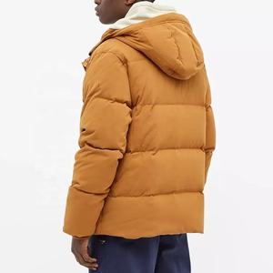 <b>Men's</b> Custom Logo Print Cotton Padded Winter Puffer Jacket Zipper Stand Collar Oversized Quilted Casual <b>Coat</b> Bubble Blank Muster - Product Image 2