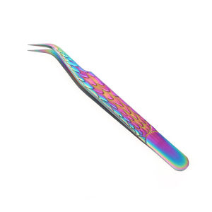 Kit de pinces à extensions de cils en acier inoxydable multicolores de qualité supérieure, nouvelle arrivée, poignée confortable, pointes fines non magnétiques pour - Product Image 1