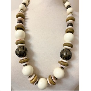 Collier Zooying fait main en perles de résine en forme de grosse nuage, style bohème, perles rondes, bijoux pour femmes - Product Image 4