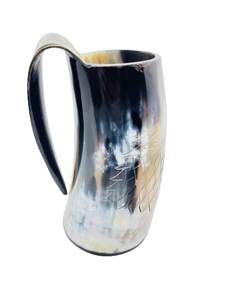 Cuerno de búfalo hecho a mano vikingo taza de cuerno para beber nuevo diseño para cerveza y café taza de cuerno para beber Natural - Product Image 3