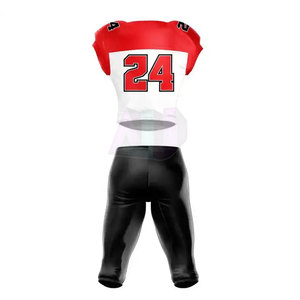 Conjuntos de Uniformes de Fútbol Americano Más Vendidos, Mangas Cortas, Tejido Transpirable de Alta Calidad, Logotipo y Nombre Personalizados para Equipos/Escuelas - Product Image 2