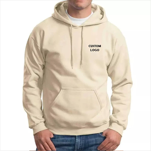 Venta al por mayor 100% algodón pesado pulóver con capucha para hombres de talla grande deportes gimnasio Sudadera con capucha polar con capucha para deportes de otoño - Product Image 1