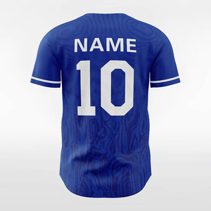 Maillot de baseball boutonné pour hommes de la meilleure qualité 100% polyester sublimé fournisseur de maillot de baseball en gros du Pakistan - Product Image 4