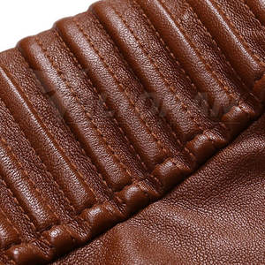 แจ็คเก็ตหนังผู้ชาย สไตล์แบรนด์ส่วนตัว แจ็คเก็ตหนังผู้ชาย รับผลิตแบบ OEM แจ็คเก็ตหนังผู้ชายระบายอากาศได้ดี - Product Image 4