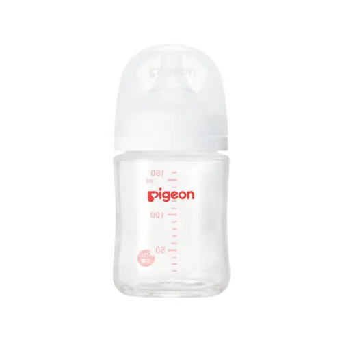 Galardonado con el Gran Premio en Tamahiyo Baby Goods Awards 2023 Pigeon Biberón de vidrio resistente al calor 160ml