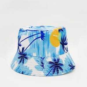 Chapeau de pêcheur double face personnalisé en toile respirante motif cocotier pour hommes et femmes – Tendance, anti-UV, idéal pour la pêche quotidienne et les loisirs en extérieur - Product Image 5