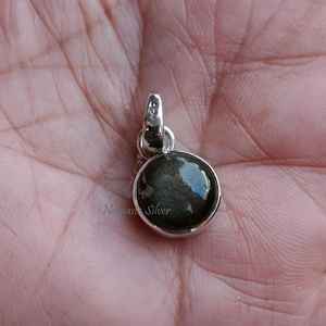 925 Sterling Silver Handmade Pendant Gold Sheen Obsidian Gemstone Jewelry Natural Obsidian Number Pattern November <b>Gift</b> <b>for</b> <b>Her</b> - Product Image 6