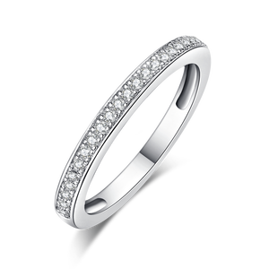 Gioielli da uomo Moissanite anello di diamanti per coppia matrimonio 925 in argento Sterling fascia di fidanzamento con pietra rotonda certificato GRA - Product Image 6