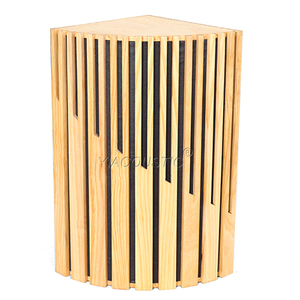 Los paneles acústicos de madera maciza absorben ondas de sonido de baja frecuencia, reducen la turbidez del sonido, trampas de baja frecuencia para cine en casa - Product Image 2
