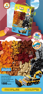 Bloques de construcción a granel de construcción educativa creativa para niños y niñas, 1000 piezas, baratos, de alta calidad - Product Image 5