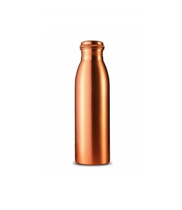 Bouteille de voyage minimaliste écologique ayurvédique en cuivre pur de haute qualité avec couvercle pour un usage quotidien et des avantages pour la santé - Product Image 4