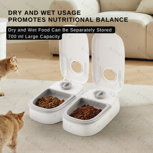 Comedero Automático Inteligente para Mascotas con Temporizador, Tazón de Plástico Resistente para Perros y Gatos - Dispensador de Comida - Product Image 3