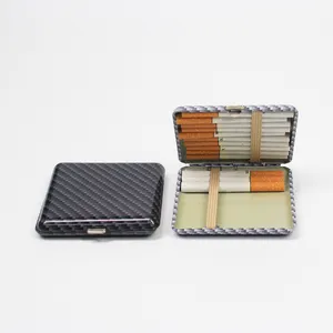 UKETA красочный и прочный металлический чехол для упаковки Роскошный Водонепроницаемый Чехол для табака прочный портсигар