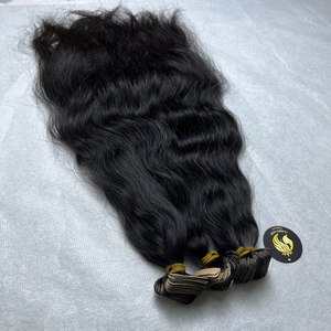 Extensions de cheveux à bandes adhésives CDYHAIRVN, naturelles, ondulées, non traitées, 100% cheveux humains vierges vietnamiens, fournisseur de cheveux vierges - Product Image 1
