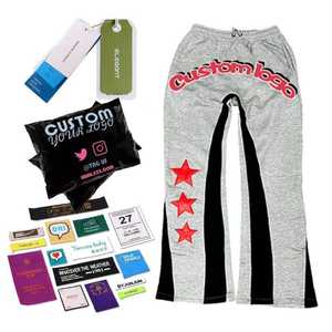 Pantalones Deportivos Casuales de Alta Calidad para Hombre, Estilo Jogger, Talla XL, con Parches Bordados Personalizados, Cintura Elástica de Felpa, Corte Recto y Acampanado - Product Image 5