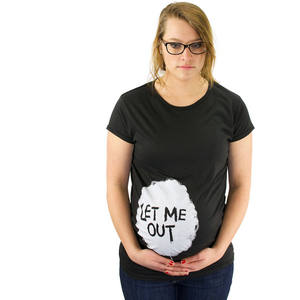 Nouveau design 2026 – T-shirt de maternité 100 % coton, confort optimal, écologique, à carreaux, perlé, ample, sans manches, pour l'été – Chemise de grossesse - Product Image 5