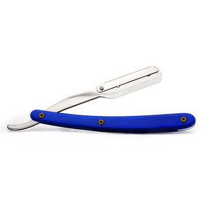 Vente en gros de fournitures pour salon de barbier lame de rasoir pour salon de coiffure à coupe droite - Product Image 1
