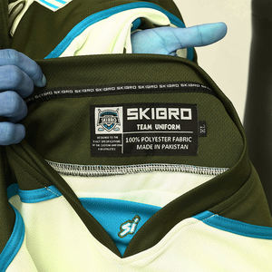 เสื้อเจอร์ซีย์โพลีเอสเตอร์สำหรับผู้ชายเสื้อฮ็อกกี้น้ำแข็งดีไซน์ตามสั่งเสื้อทีมสโมสรโพลีเอสเตอร์100% - Product Image 2