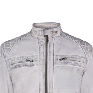 Veste d'hiver pour homme en cuir véritable, élégante et tendance, de haute qualité, vente en gros, vêtements d'extérieur pour homme - Product Image 4