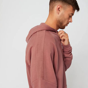 Sudadera con Capucha Gris Lavada al Ácido para Hombre, Personalizada con Logotipo 2025, 470 Gsm, 100% Algodón, Hombros Caídos, para Invierno, Servicio OEM - Product Image 6