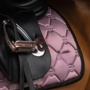 Alfombrilla de sillín de caballo Inglés Profesional de tela suave, comodidad ergonómica transpirable, costuras duraderas, ideal para saltar doma - Product Image 5