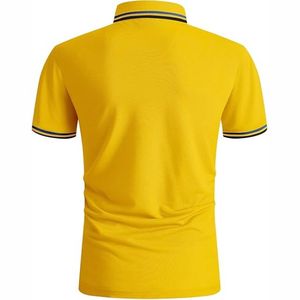 Polo de golf essentiel pour homme, t-shirt à col polo de haute qualité, uni, vierge, logo de sublimation, polos pour homme grande taille - Product Image 3