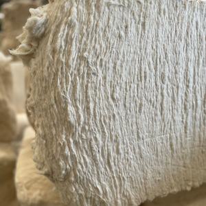 Fibra de desecho de algodón con mosca de tarjeta | Residuos de molino de hilado de algodón para material de hilo hilado de la industria textil _ Sra. Min - Product Image 4