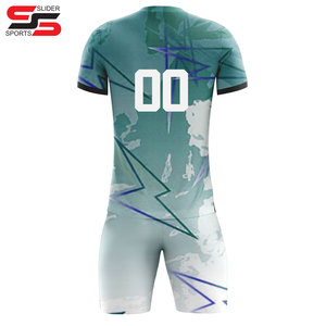 Camisetas de fútbol para hombre, ropa deportiva para adultos y niños, uniforme de fútbol de entrenamiento de gran tamaño, uniforme transpirable, camiseta y pantalones cortos - Product Image 2