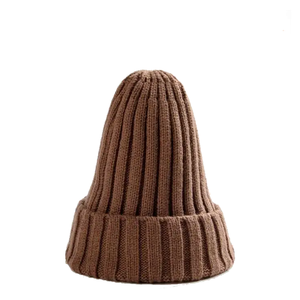 Gorro liso con logotipo personalizado de alta calidad, tejido estampado impermeable de lana 100%, diseño personalizado para la temporada de invierno - Product Image 6