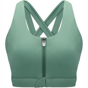 Soutien-gorge d'entraînement respirant pour femmes avec haute élasticité Fitness cou sans couture Yoga soutien-gorge de sport Style Simple Logo personnalisé avant grande taille - Product Image 5