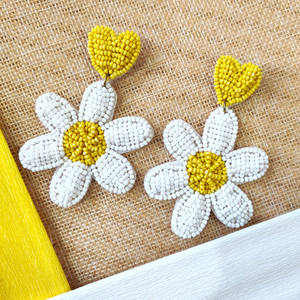 ต่างหูปักจากอินเดีย ทำด้วยมือ ต่างหูประดับลูกปัดหลากหลายแบบ สำหรับผู้หญิง เครื่องประดับงานเทศกาล ราคาดีที่สุด ต่างหูประดับลูกปัด - Product Image 4