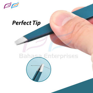 Pinzas de acero inoxidable para cosméticos al por mayor, pinzas de Etiqueta Privada, productos de belleza de color personalizado para mujeres de Bahasa Pro - Product Image 2