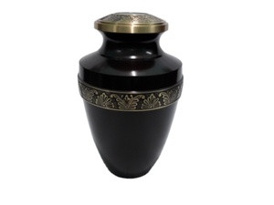 โกศบรรจุอัฐิทองเหลืองงานฝีมือยุโรป ดีไซน์คลาสสิกหรูหรา ลายใบไม้ร่วง ขนาดสำหรับผู้ใหญ่ ขายดี - Product Image 3