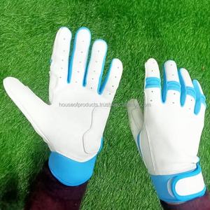 Gants de frappeur de baseball en cuir à manchette courte avec fabricant de protection des mains-Produit vendu - Product Image 6