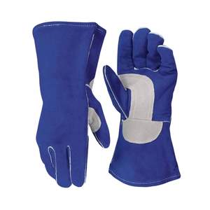 ถุงมือช่างเชื่อมหนัง100% ทนความร้อนน้ำหนักเบาใช้งานในอุตสาหกรรมถุงมือช่างเชื่อมทนไฟ - Product Image 5