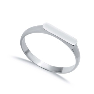 <b>Dainty</b> Plain Trendy Design Turkish Handmade Wholesale Women <b>Ring</b> 925 Sterling Silver Jewelry - Product Image 4
