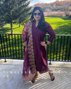 DERNIÈRE DESIGNER FAUX GEORGETTE et AUTRES MATÉRIAUX Vêtements décontractés de haute qualité pour femmes KURTI-SET - Product Image 5