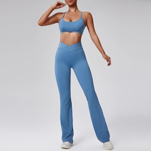 Ensemble de yoga de gymnastique de qualité supérieure en gros survêtement d'entraînement au design élégant nouvel ensemble de 2 pièces respirant pour femmes - Product Image 2